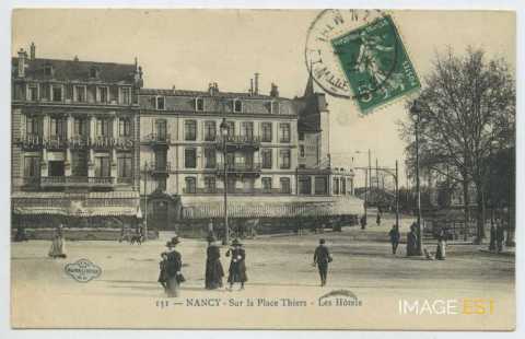 Hôtels place Thiers (Nancy)
